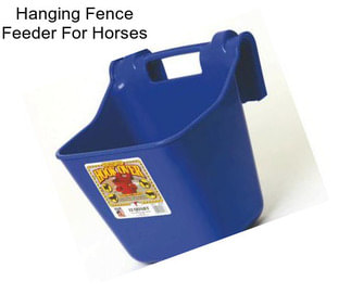 Hanging Fence Feeder For Horses