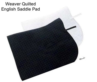 Weaver Quilted English Saddle Pad