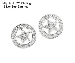 Kelly Herd .925 Sterling Silver Star Earrings