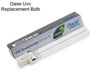 Oase Uvc Replacement Bulb