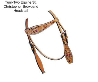 Turn-Two Equine St. Christopher Browband Headstall