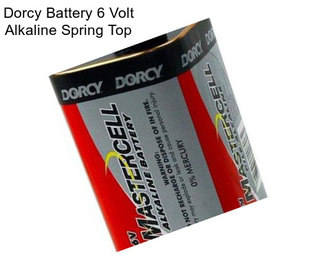 Dorcy Battery 6 Volt Alkaline Spring Top