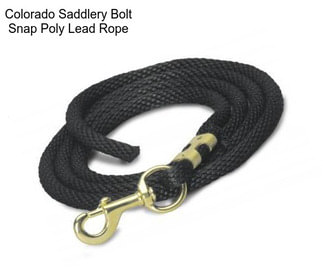 Colorado Saddlery Bolt Snap Poly Lead Rope