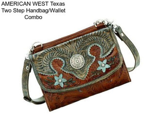 AMERICAN WEST Texas Two Step Handbag/Wallet Combo