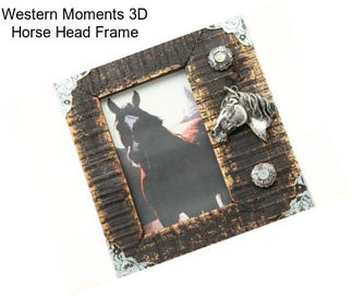 Western Moments 3D Horse Head Frame