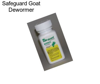 Safeguard Goat Dewormer