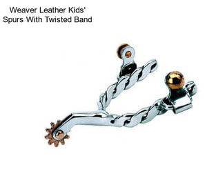 Weaver Leather Kids\' Spurs With Twisted Band