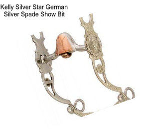 Kelly Silver Star German Silver Spade Show Bit