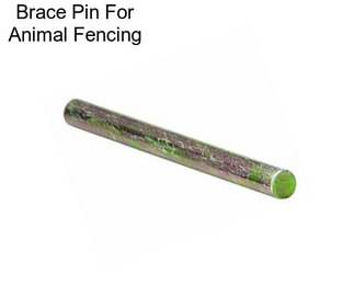 Brace Pin For Animal Fencing