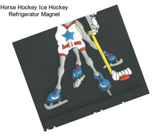 Horse Hockey Ice Hockey Refrigerator Magnet