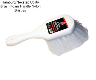 Hamburg/Nexstep Utility Brush Foam Handle Nylon Bristles