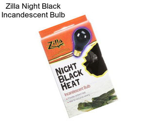 Zilla Night Black Incandescent Bulb