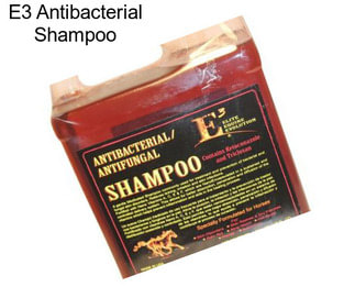 E3 Antibacterial Shampoo