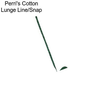 Perri\'s Cotton Lunge Line/Snap