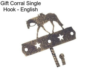 Gift Corral Single Hook - English