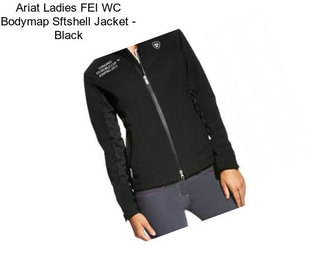 Ariat Ladies FEI WC Bodymap Sftshell Jacket - Black