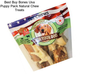 Best Buy Bones Usa Puppy Pack Natural Chew Treats