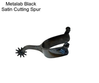 Metalab Black Satin Cutting Spur