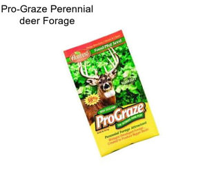 Pro-Graze Perennial deer Forage