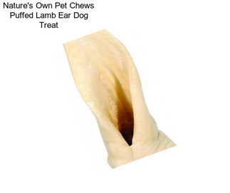 Nature\'s Own Pet Chews Puffed Lamb Ear Dog Treat