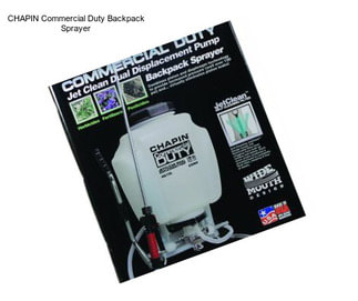CHAPIN Commercial Duty Backpack Sprayer