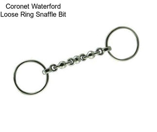 Coronet Waterford Loose Ring Snaffle Bit