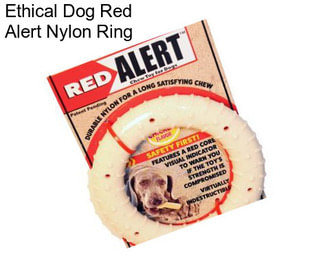 Ethical Dog Red Alert Nylon Ring