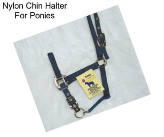 Nylon Chin Halter For Ponies