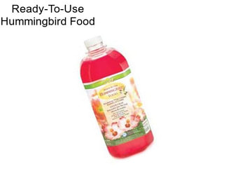 Ready-To-Use Hummingbird Food