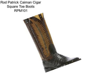 Rod Patrick Caiman Cigar Square Toe Boots RPM101