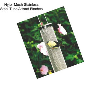 Nyjer Mesh Stainless Steel Tube Attract Finches