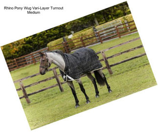 Rhino Pony Wug Vari-Layer Turnout Medium