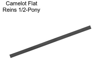 Camelot Flat Reins 1/2-Pony