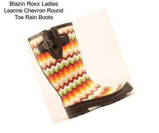 Blazin Roxx Ladies Leanne Chevron Round Toe Rain Boots