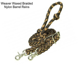 Weaver Waxed Braided Nylon Barrel Reins