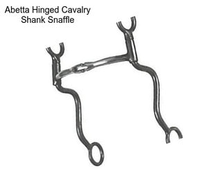 Abetta Hinged Cavalry Shank Snaffle