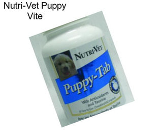 Nutri-Vet Puppy Vite