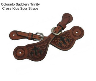 Colorado Saddlery Trinity Cross Kids Spur Straps