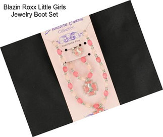 Blazin Roxx Little Girls Jewelry Boot Set