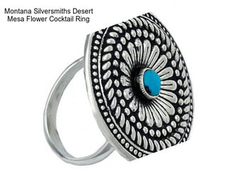 Montana Silversmiths Desert Mesa Flower Cocktail Ring