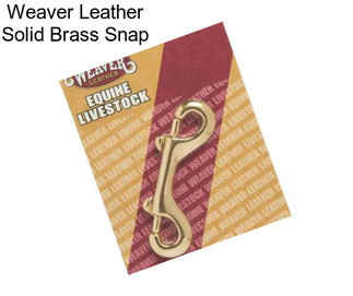 Weaver Leather Solid Brass Snap