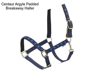 Centaur Argyle Padded Breakaway Halter