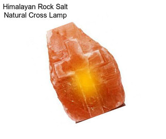 Himalayan Rock Salt Natural Cross Lamp