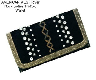 AMERICAN WEST River Rock Ladies Tri-Fold Wallet