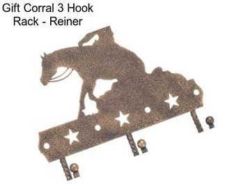 Gift Corral 3 Hook Rack - Reiner