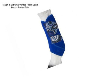 Tough 1 Extreme Vented Front Sport Boot - Printed Tab