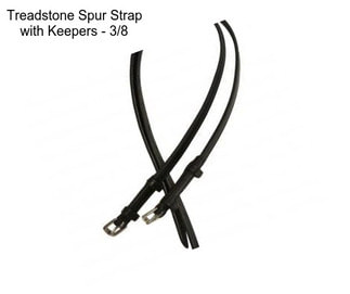 Treadstone Spur Strap with Keepers - 3/8\