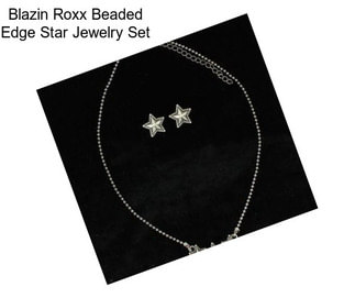 Blazin Roxx Beaded Edge Star Jewelry Set