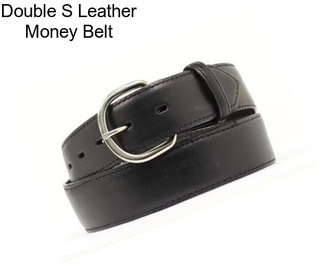 Double S Leather Money Belt