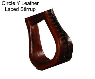 Circle Y Leather Laced Stirrup